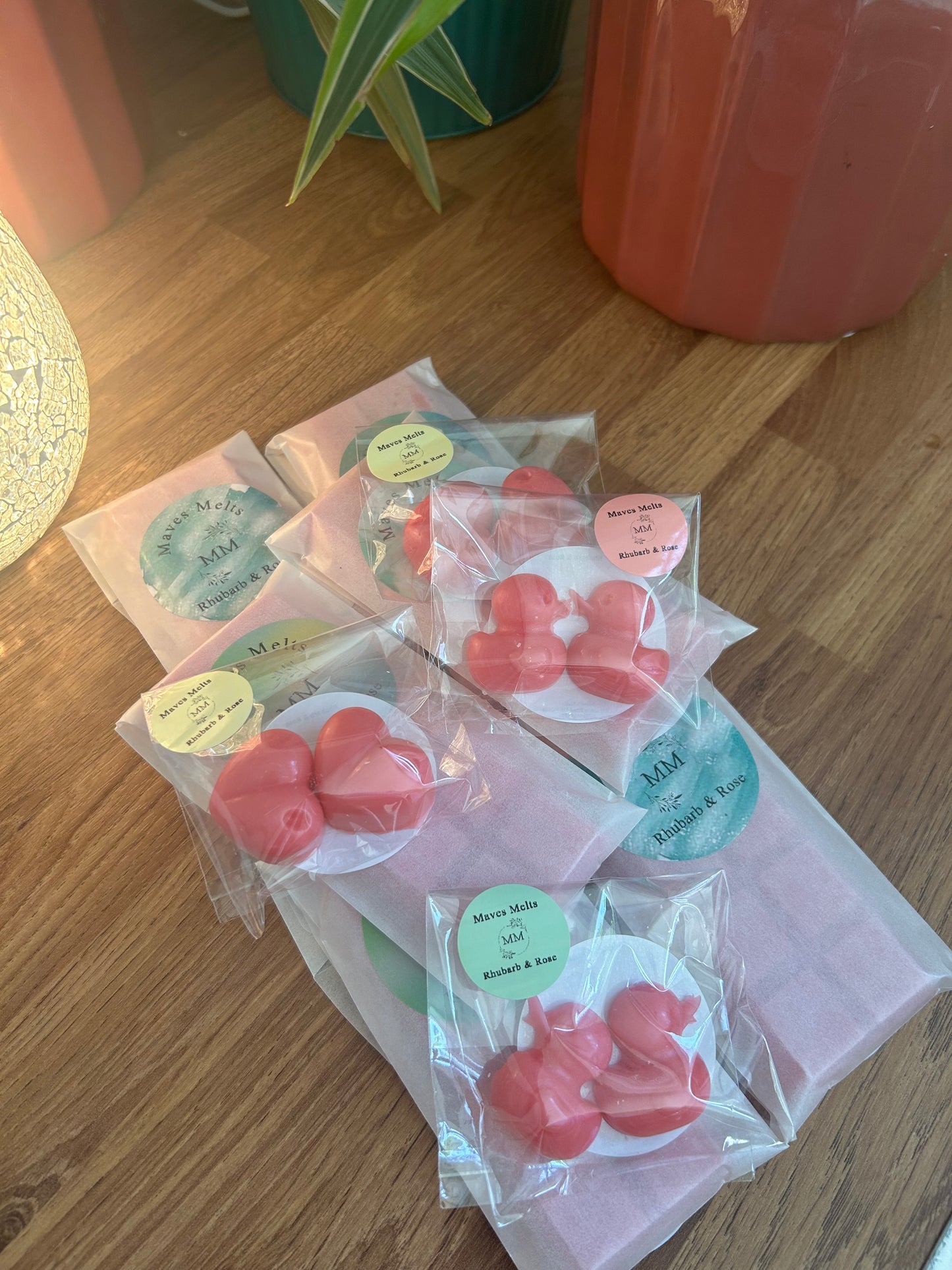 Rhubarb & Rose Wax Melt Sample