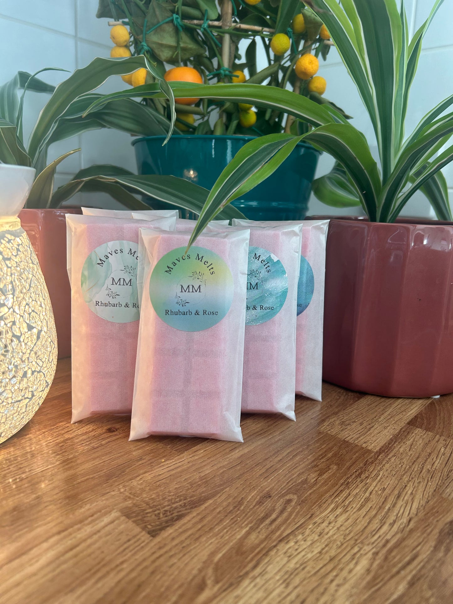 Rhubarb and Rose Snap Bar