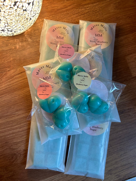 Sticky Blueberry Wax Melt Samples